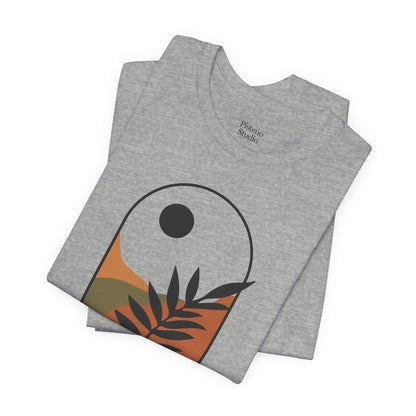 Window To The Mountains Flower T-Shirt