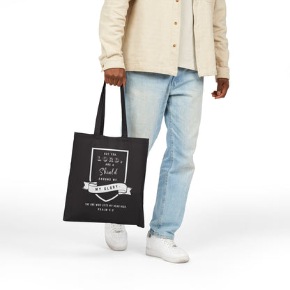 The One Who Lifts My Head High | Psalm 3:3 Canvas Tote Bag