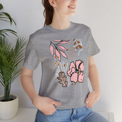 Boho Pink Flower T-Shirt