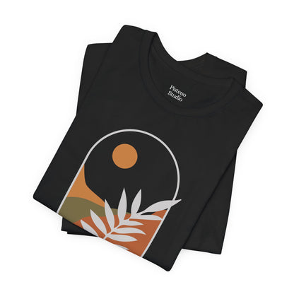 Window To The Mountains Flower T-Shirt