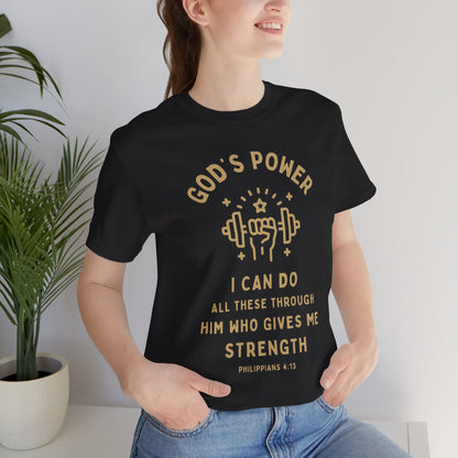 Philippians 4:13 | I Can Do All Things Through Christ Christian Tee