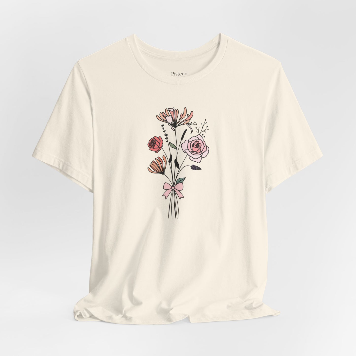 Rose and Honeysuckle Flower T-Shirt