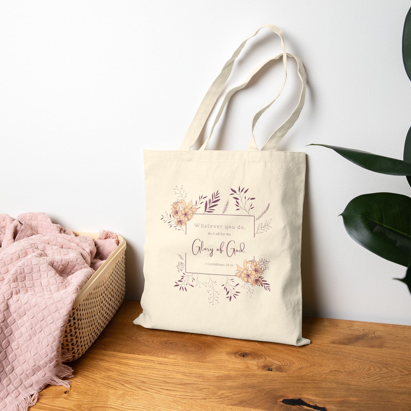 Do It All for the Glory of God | 1 Corinthians 10:31 Tote Bag