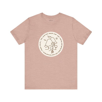 Psalm 121:8 | The Lord Will Watch Over You Christian T-Shirt