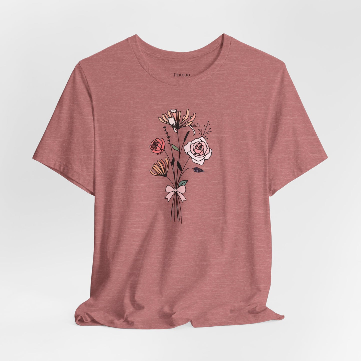 Rose and Honeysuckle Flower T-Shirt