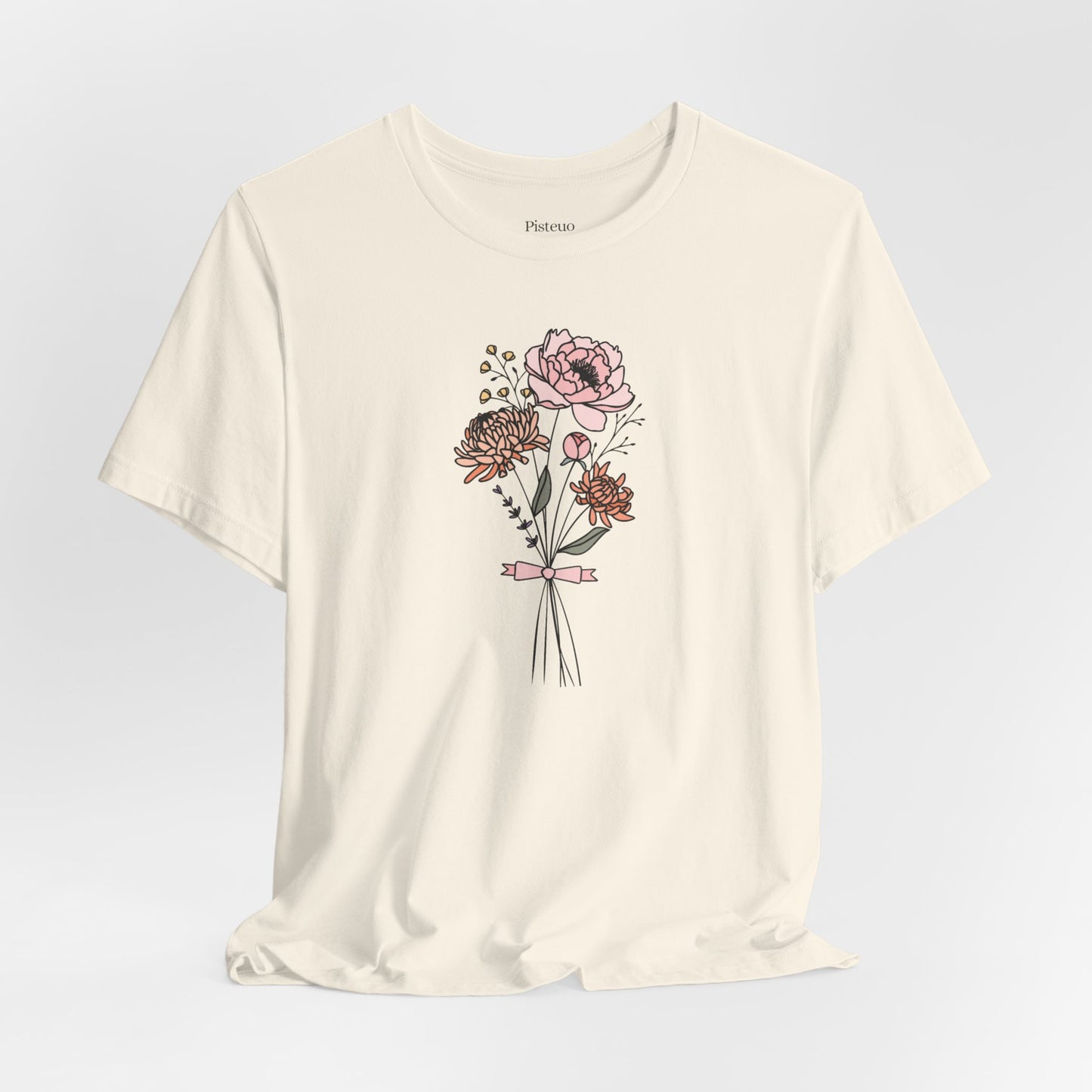 Chrysanthemum & Peony Flower T-Shirt