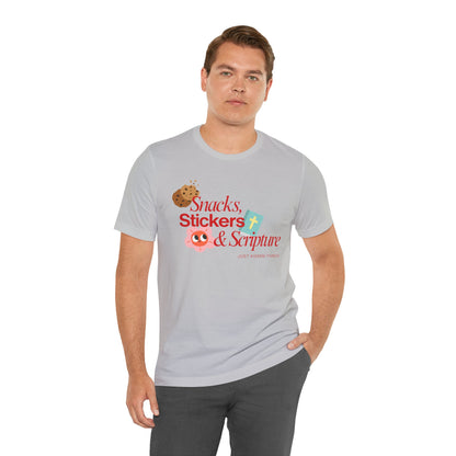 Children’s Ministry Tee | Snacks, Stickers & Scripture