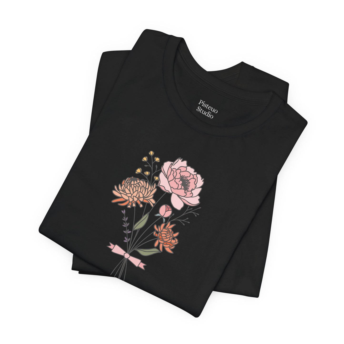 Chrysanthemum & Peony Flower T-Shirt