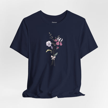 Violet, Iris & Primrose Flower T-Shirt