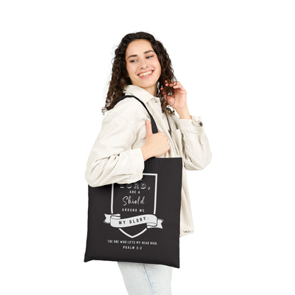 The One Who Lifts My Head High | Psalm 3:3 Canvas Tote Bag