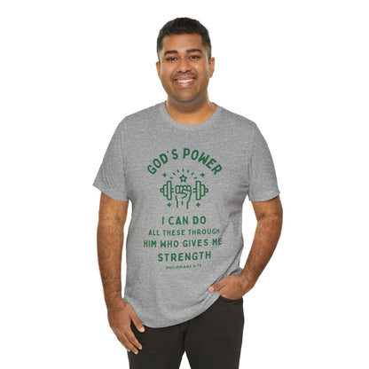 Philippians 4:13 | I Can Do All Things Through Christ Christian Tee
