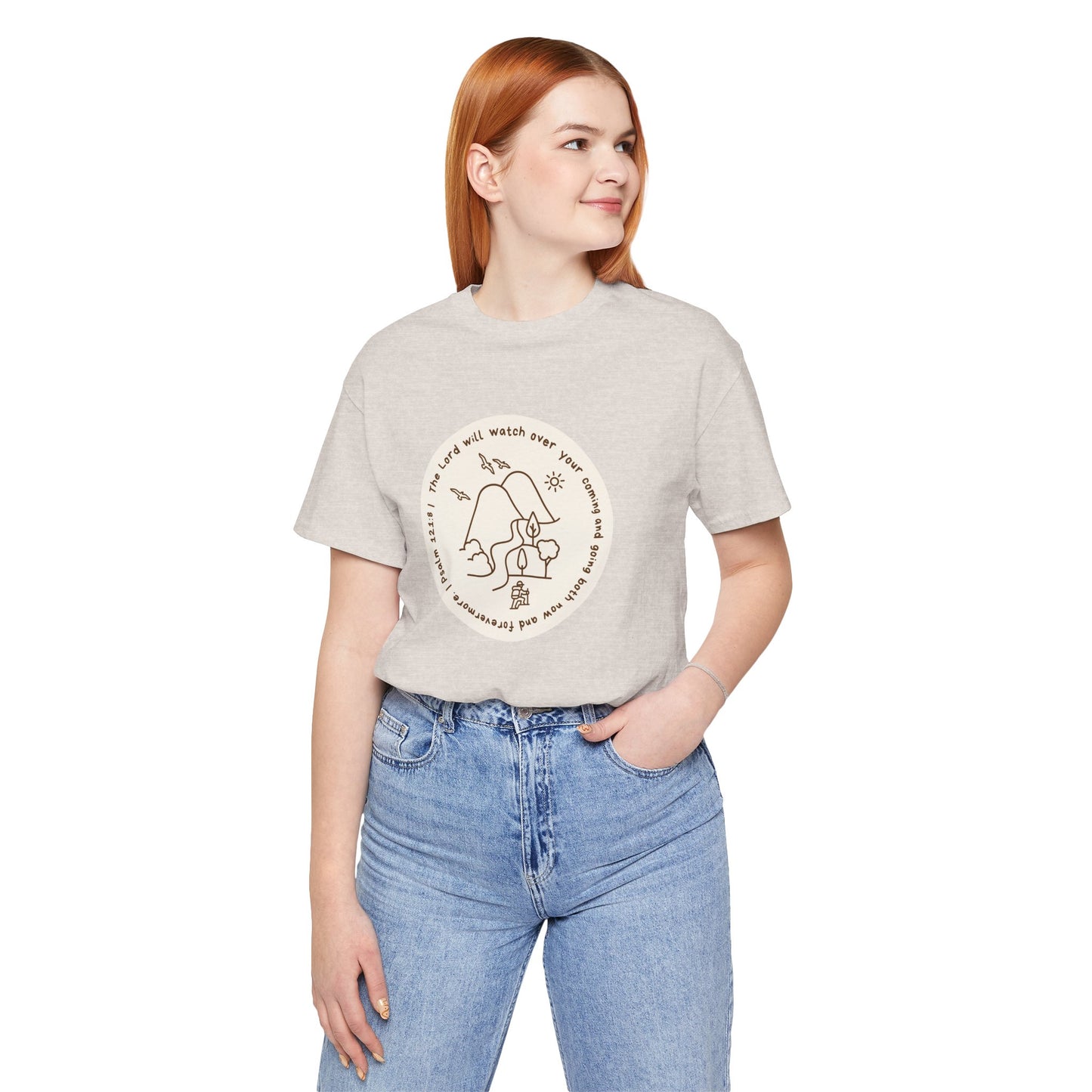 Psalm 121:8 | The Lord Will Watch Over You Christian T-Shirt