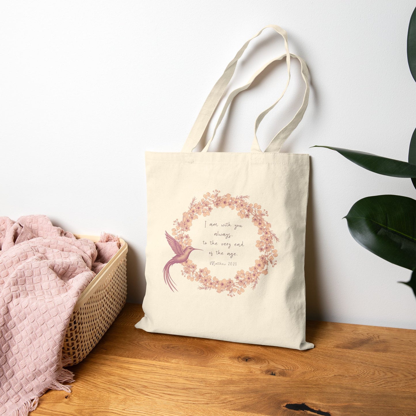 I Am With You Always | Matthew 28:20 Tote Bag