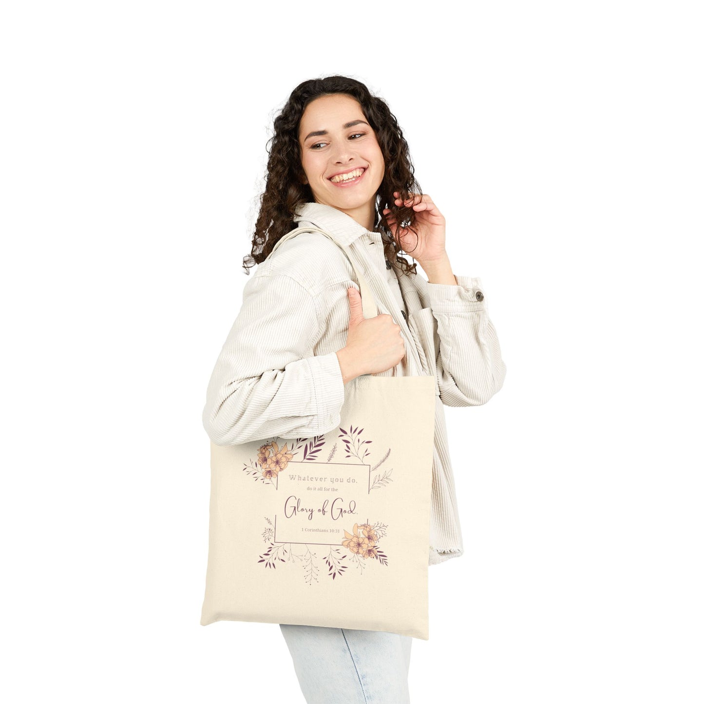 Do It All for the Glory of God | 1 Corinthians 10:31 Tote Bag