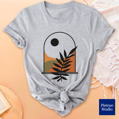 Window To The Mountains Flower T-Shirt