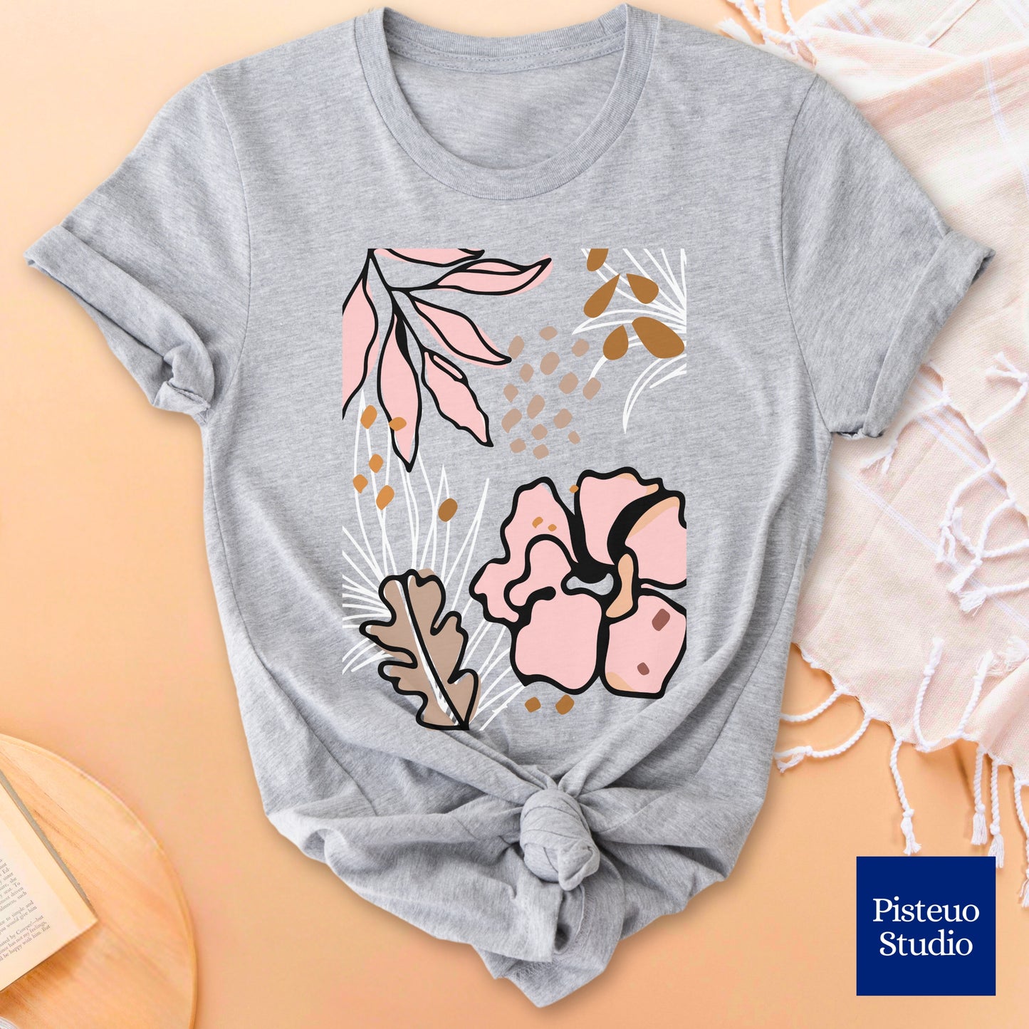 Boho Pink Flower T-Shirt