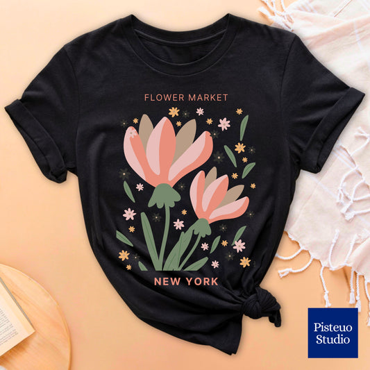 Flower Market New York Flower T-Shirt