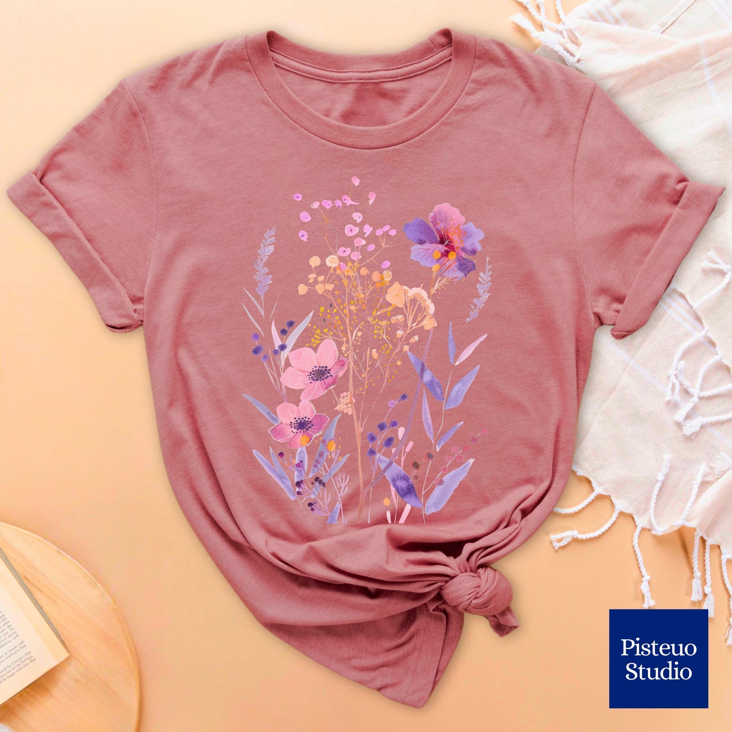 Violet Prairie Flower T-Shirt