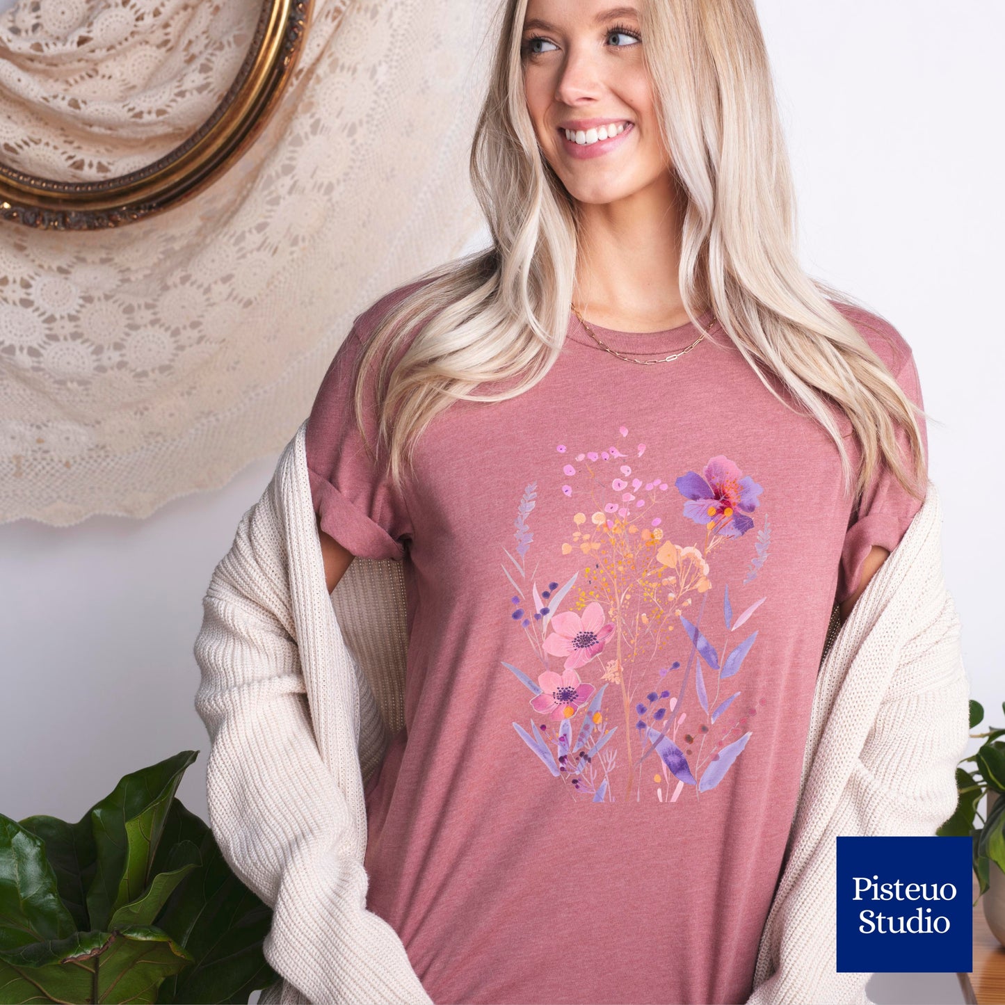 Violet Prairie Flower T-Shirt