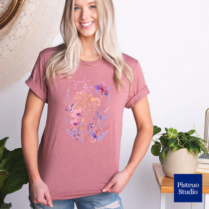 Violet Prairie Flower T-Shirt