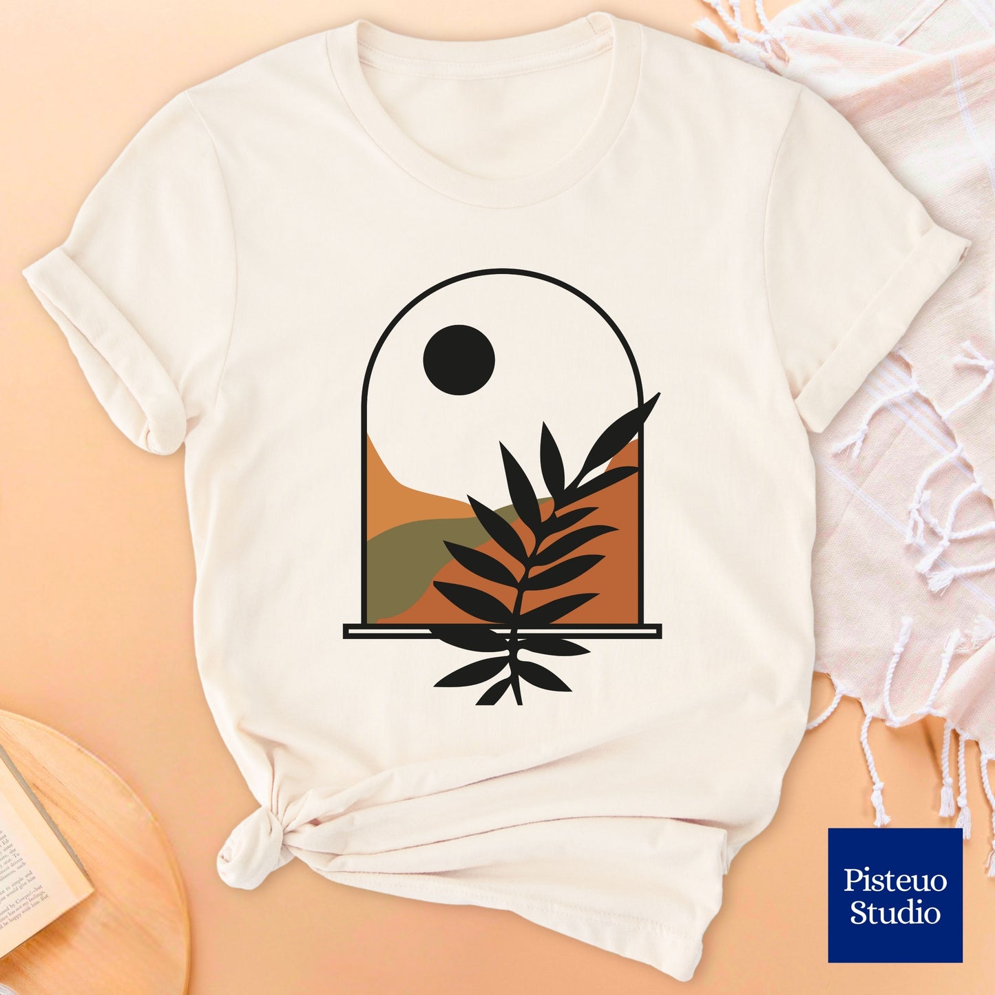 Window To The Mountains Flower T-Shirt