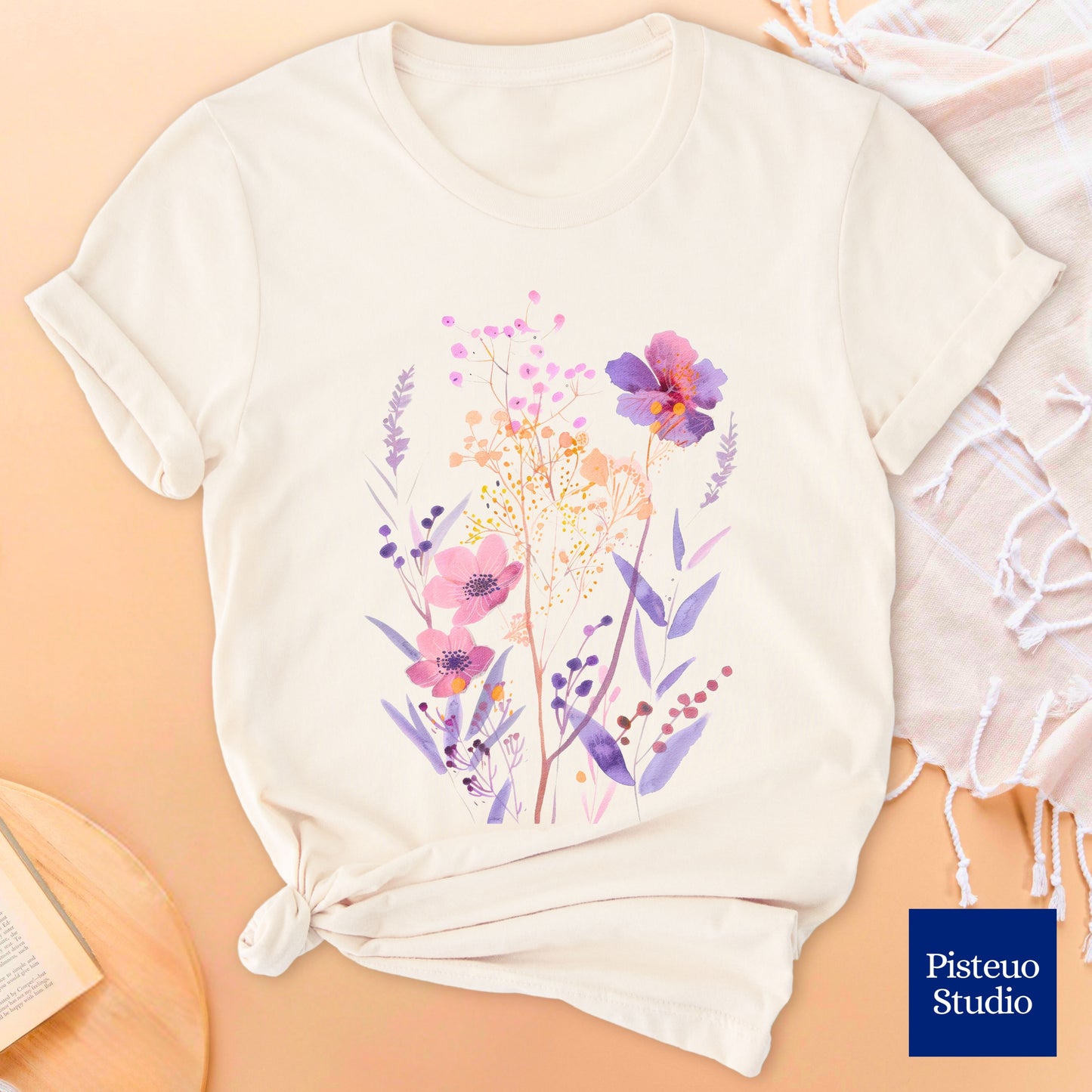 Violet Prairie Flower T-Shirt