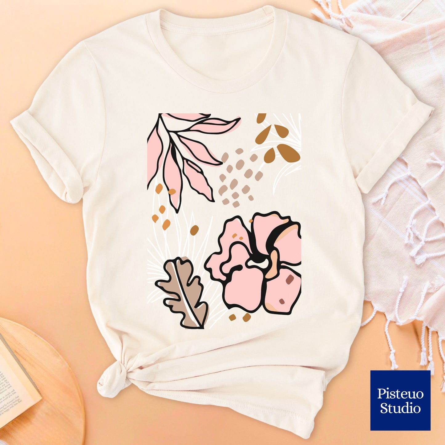 Boho Pink Flower T-Shirt