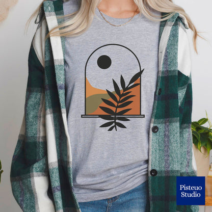 Window To The Mountains Flower T-Shirt