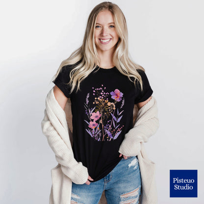 Violet Prairie Flower T-Shirt