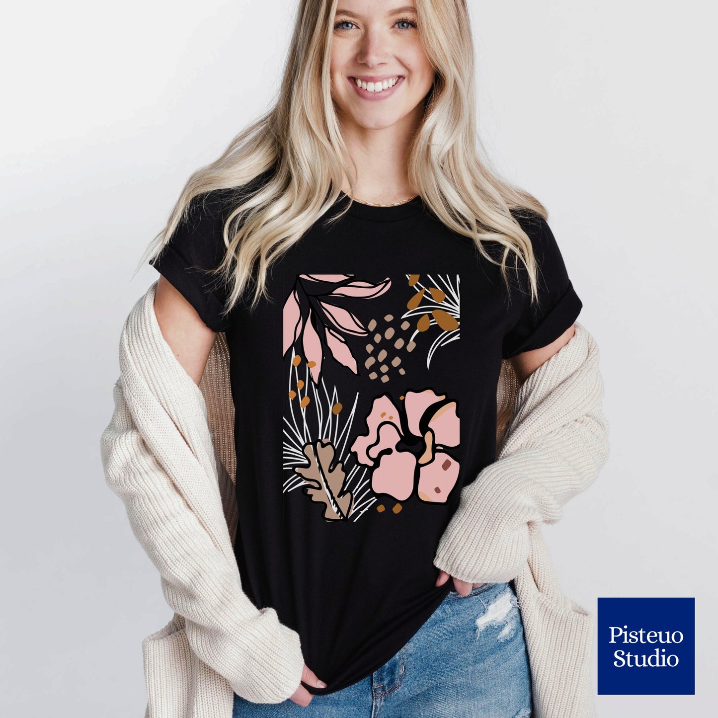 Boho Pink Flower T-Shirt