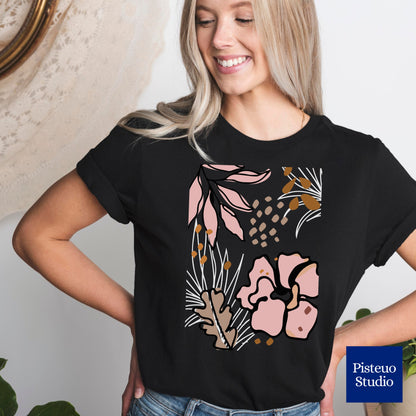 Boho Pink Flower T-Shirt