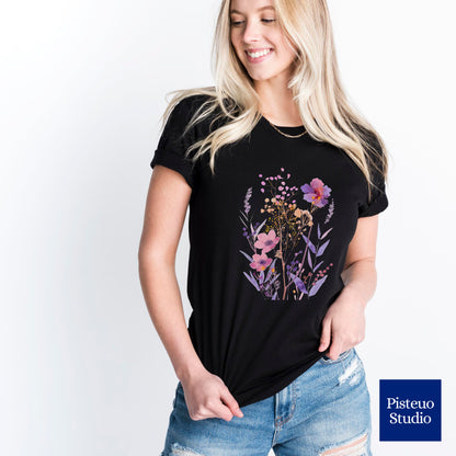 Violet Prairie Flower T-Shirt