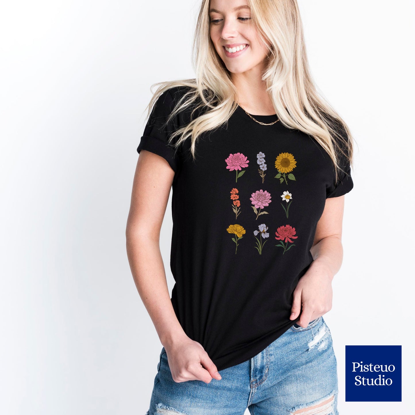 Floral Medley Flower T-Shirt