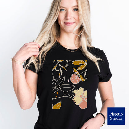 Boho Strawberry Flower T-Shirt