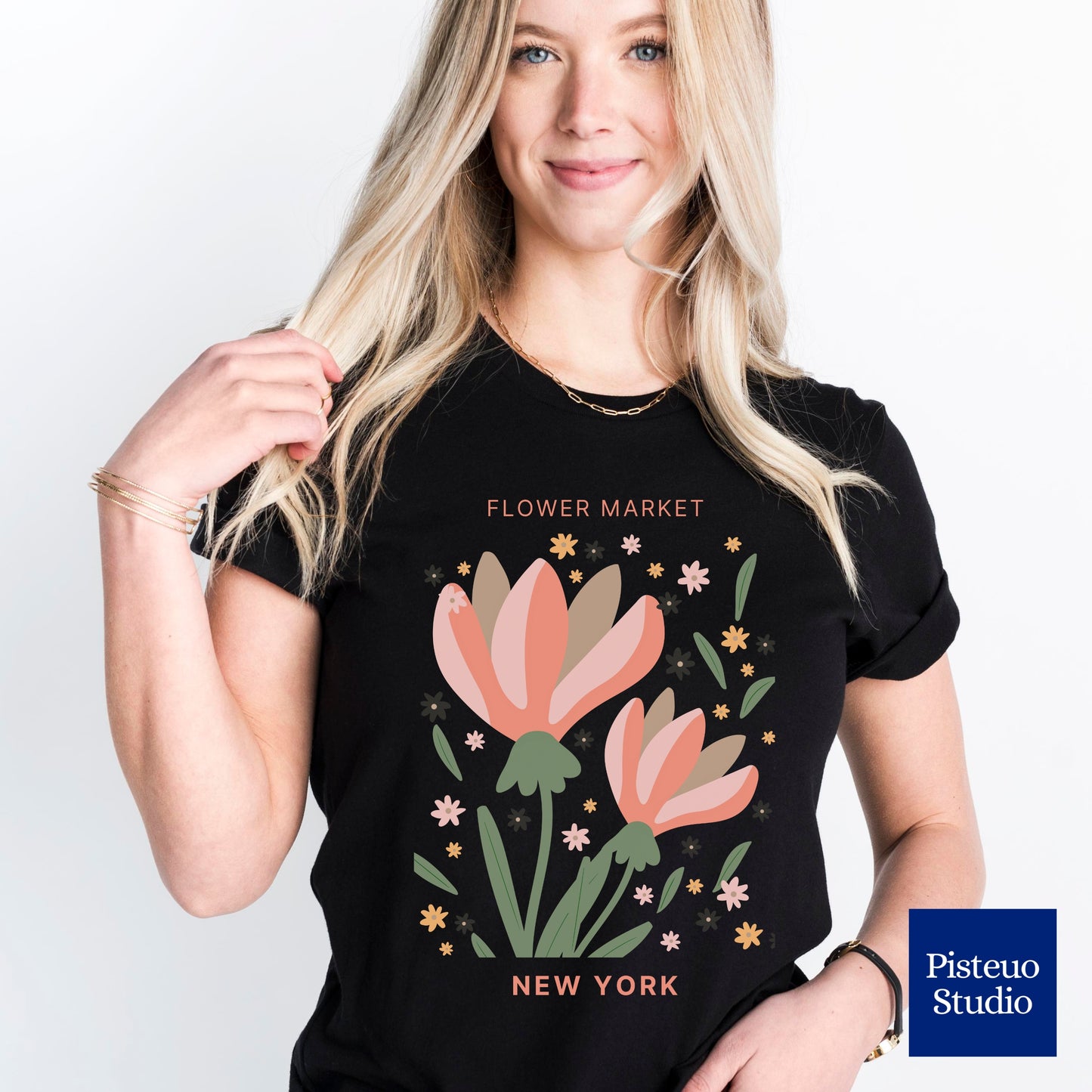 Flower Market New York Flower T-Shirt