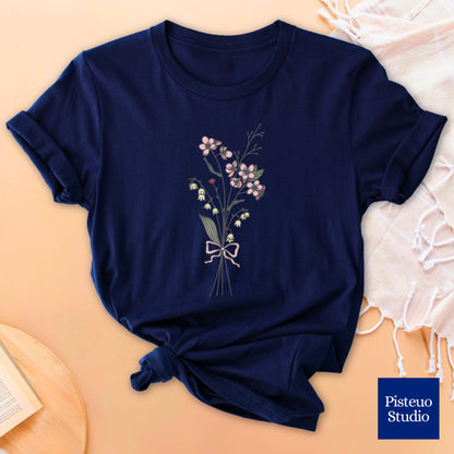 Lily and Hawthorn Flower T-Shirt