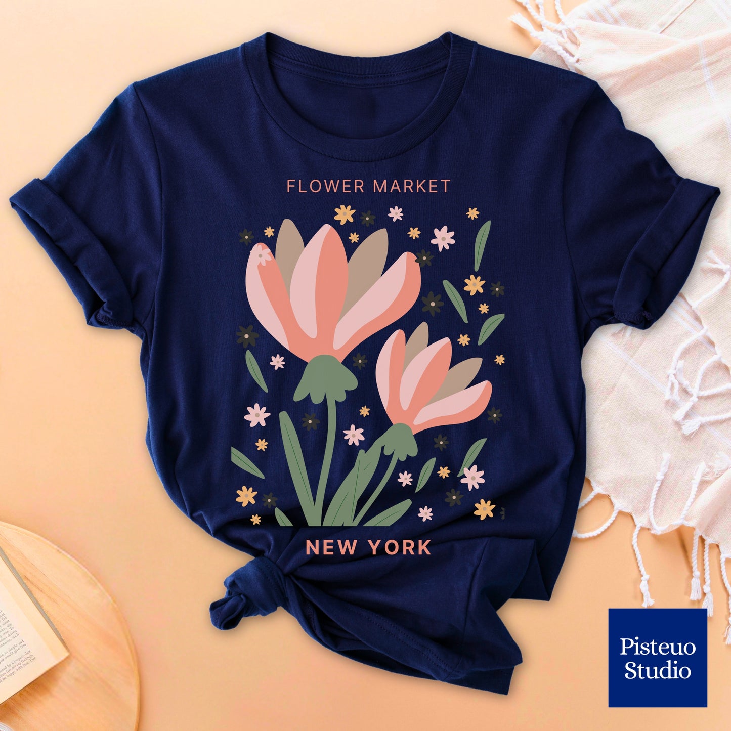 Flower Market New York Flower T-Shirt