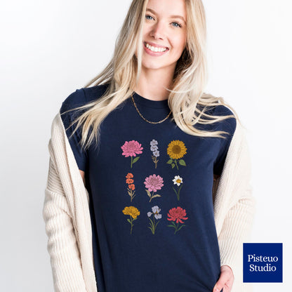 Floral Medley Flower T-Shirt