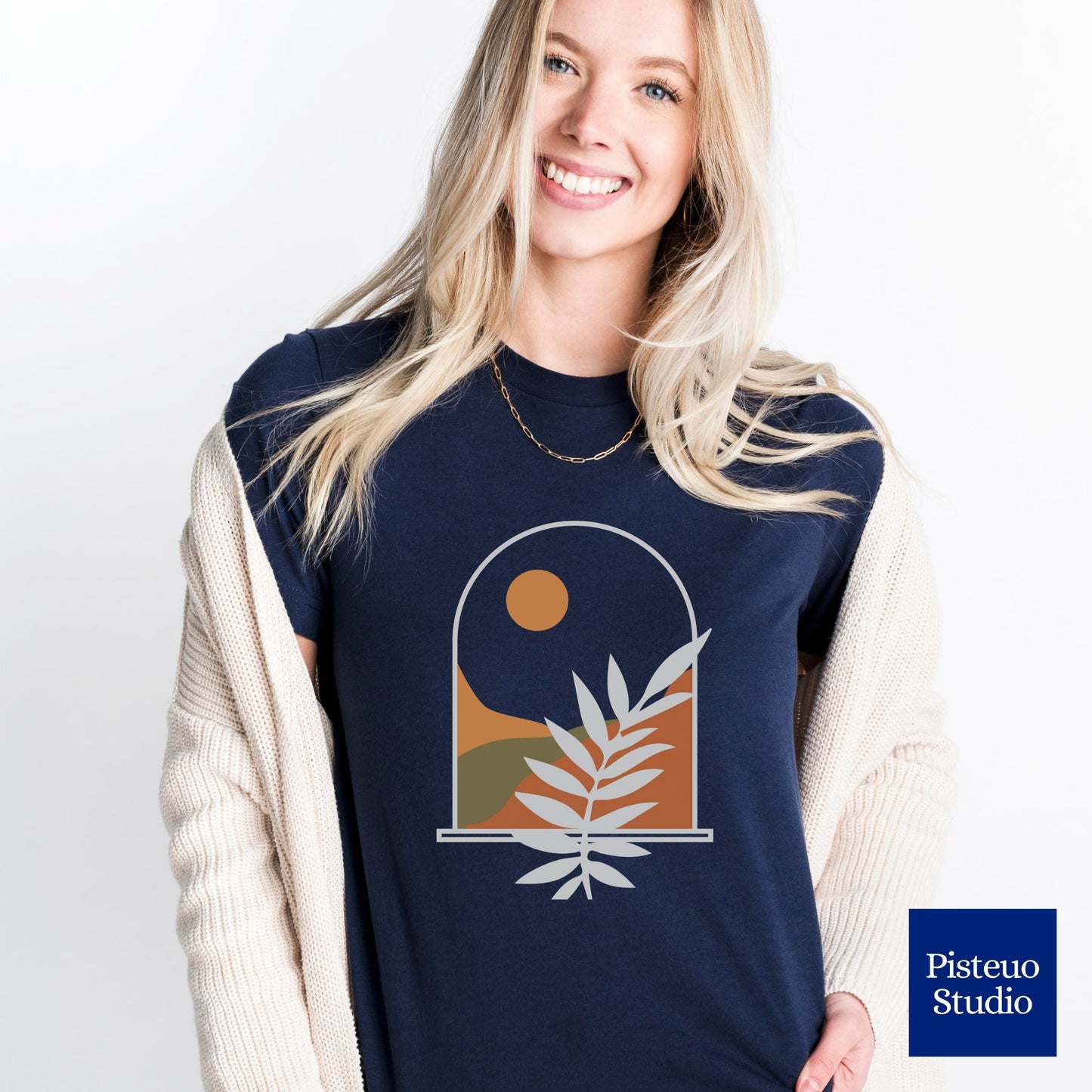 Window To The Mountains Flower T-Shirt