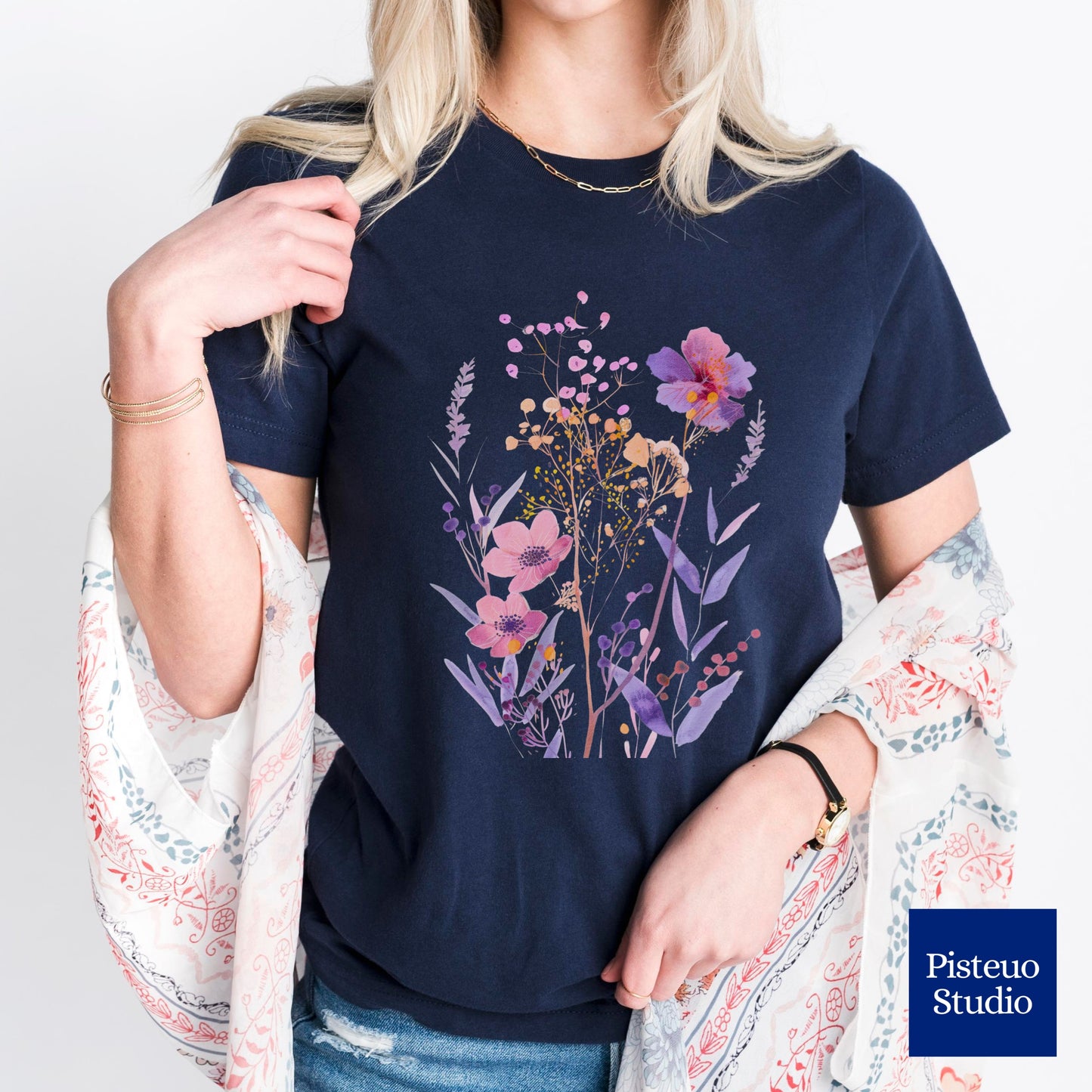 Violet Prairie Flower T-Shirt