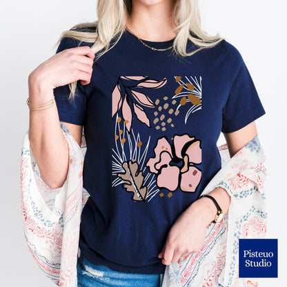 Boho Pink Flower T-Shirt