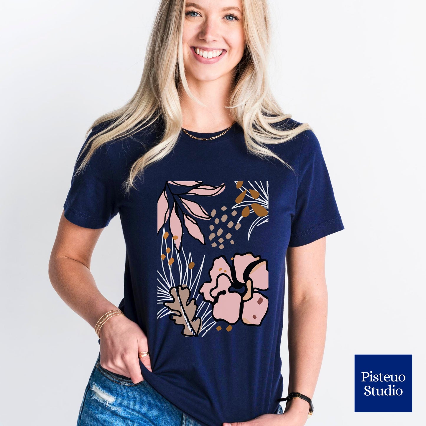 Boho Pink Flower T-Shirt