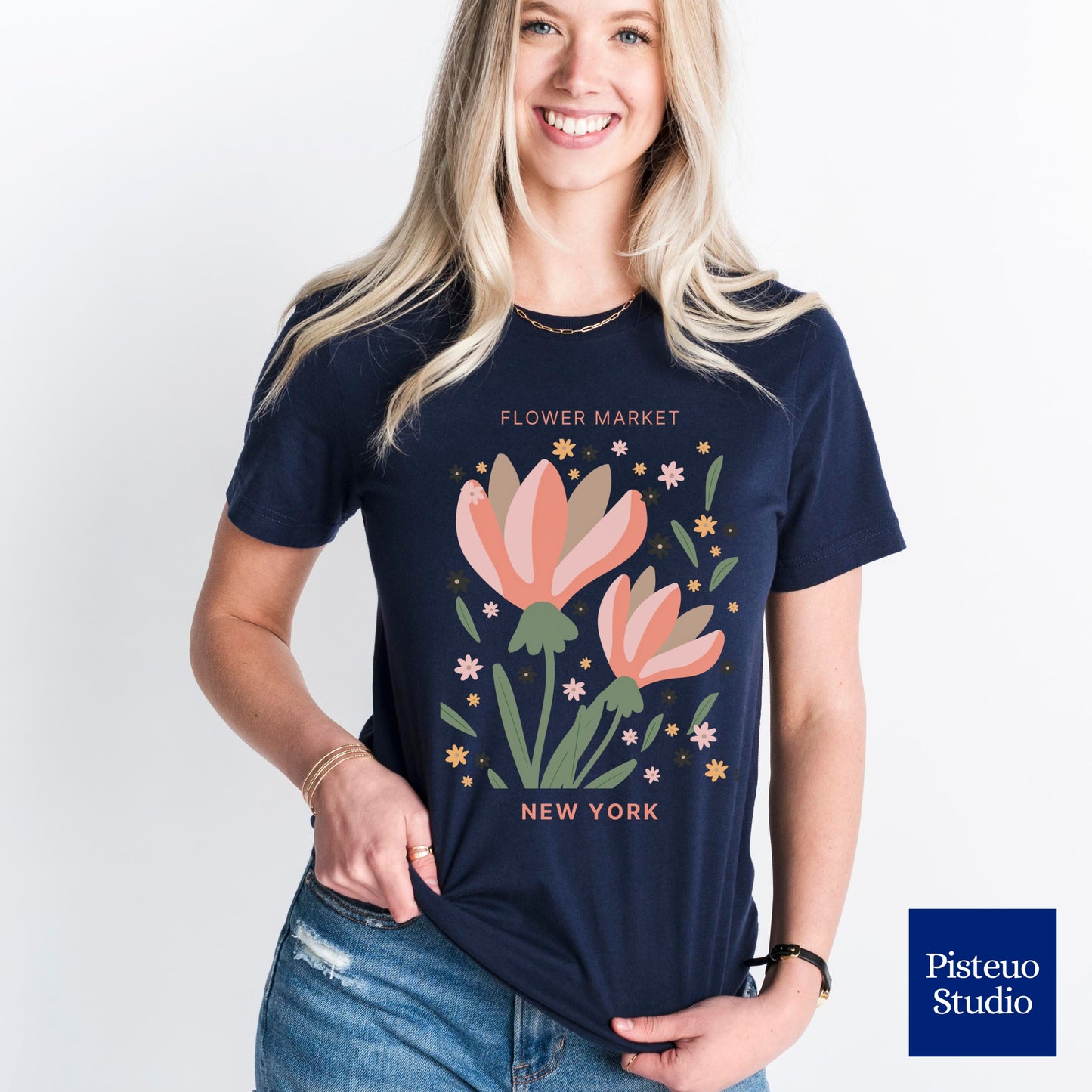 Flower Market New York Flower T-Shirt