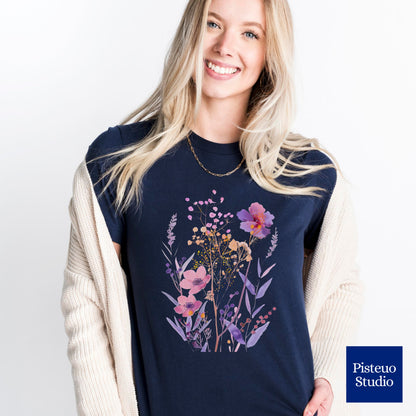 Violet Prairie Flower T-Shirt