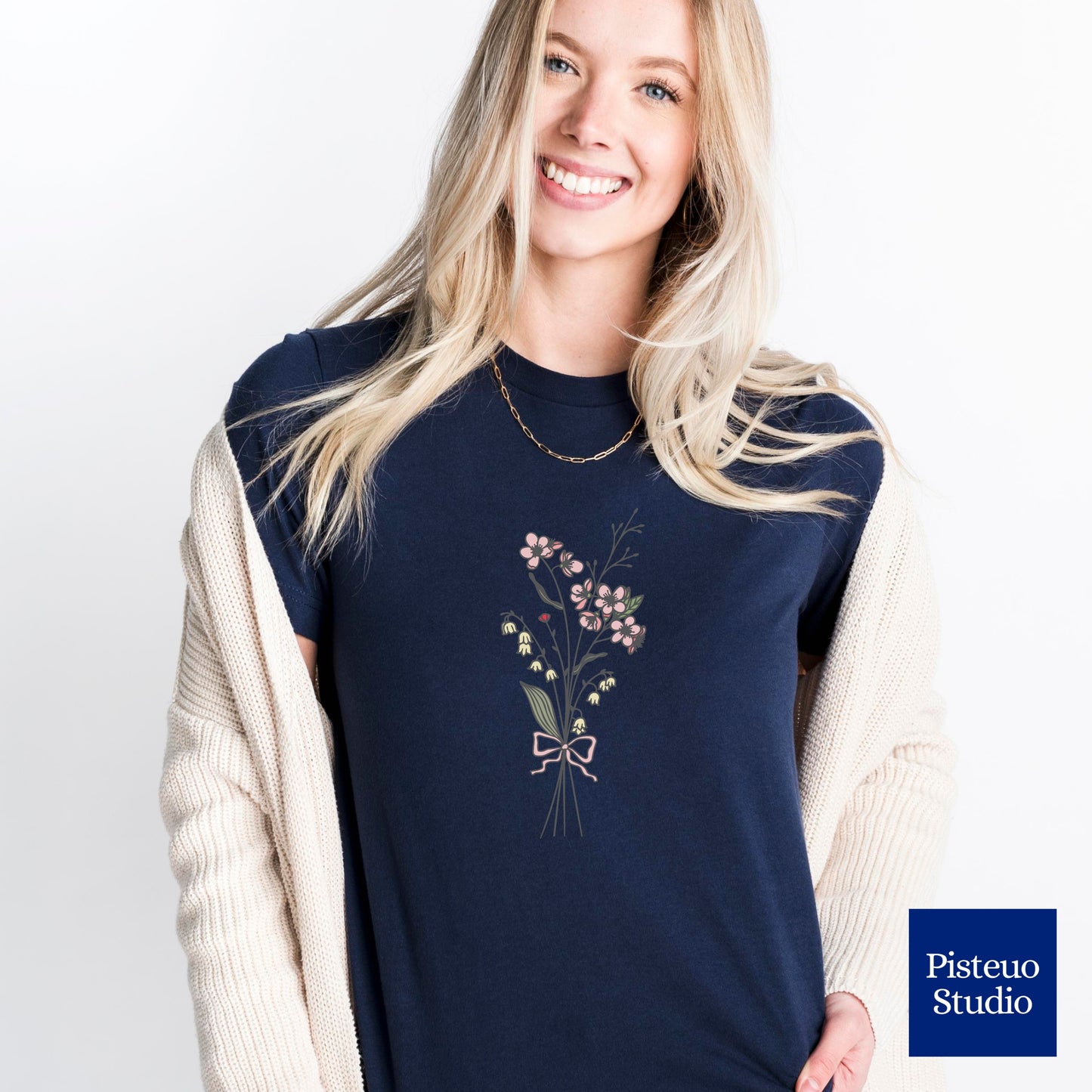 Lily and Hawthorn Flower T-Shirt