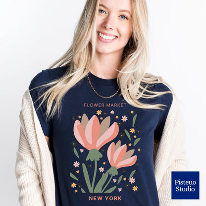 Flower Market New York Flower T-Shirt