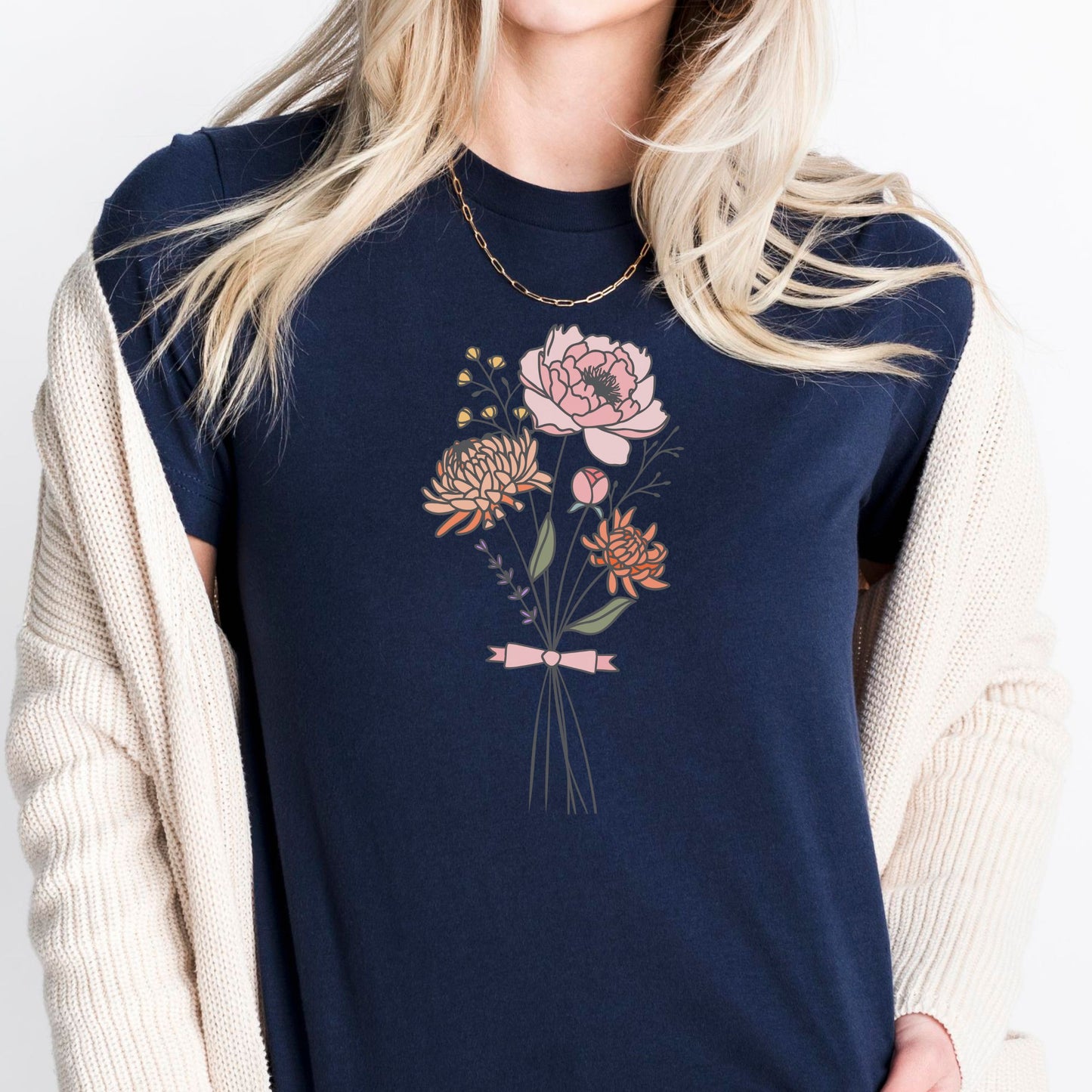 Chrysanthemum & Peony T-Shirt