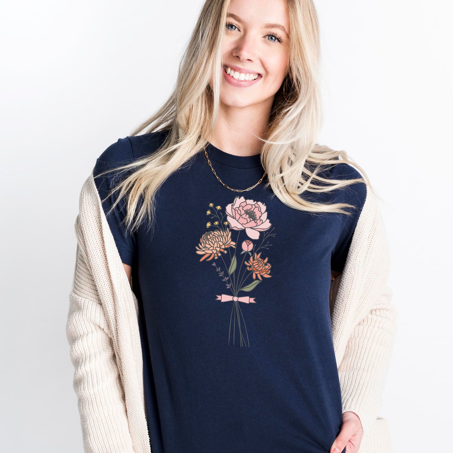 Chrysanthemum & Peony T-Shirt