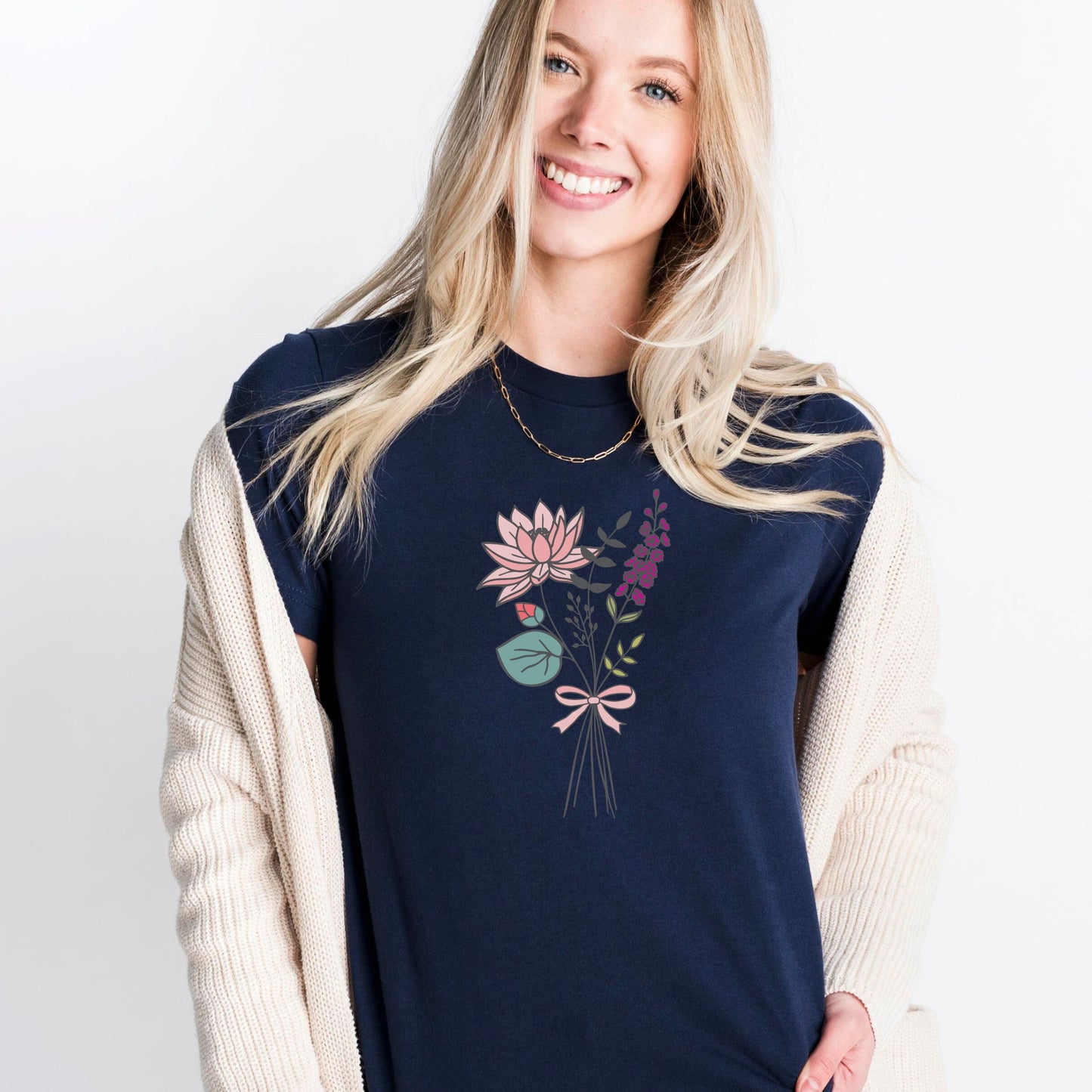 Larkspur and Water Lily T-Shirt