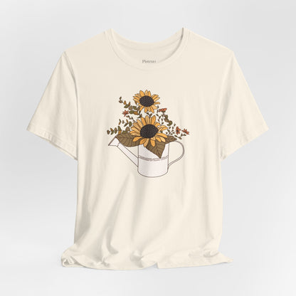 Afternoon Mellow Yellow Soft Breathable Flowers T-Shirt